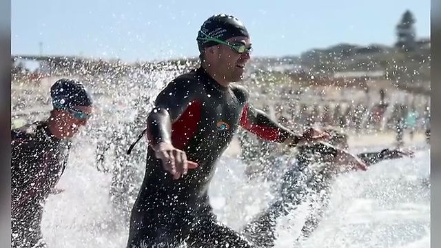 Open Water Surf Swimming
